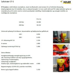 Adler ST-E saltspreder