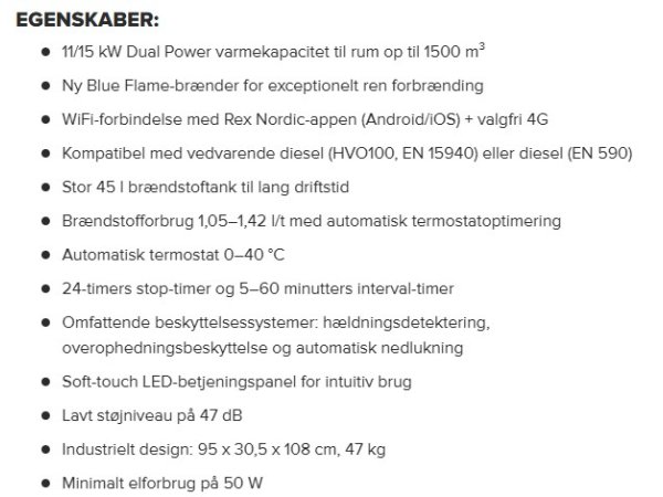 Airrex AH-500i infrar�d varmeovn