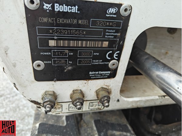 Brugt Bobcat 320 minigraver