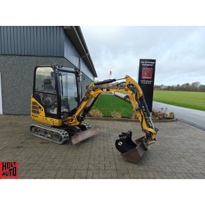 Brugt CAT 301.7D minigraver med centralsm�rring og Tiltman