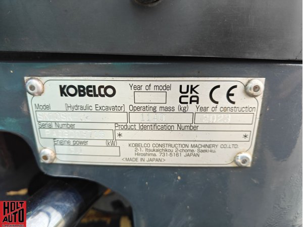 Brugt Kobelco SK10SR-2E minigraver