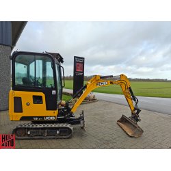 Brugt JCB 19 C-1 minigraver med centralsm�rring og Compact tilt 