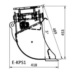 JST E-KPS1 Kipbar Planerskovl 1cyl.