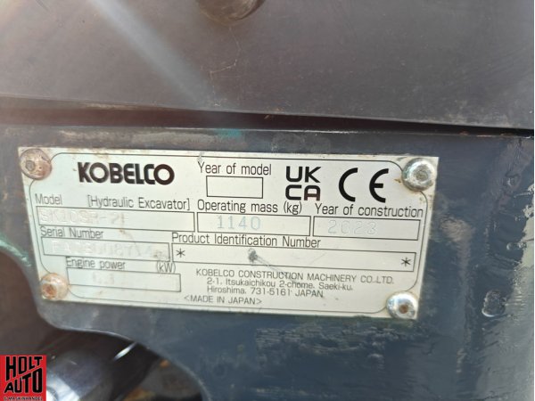 Brugt Kobelco SK10SR-2E minigraver