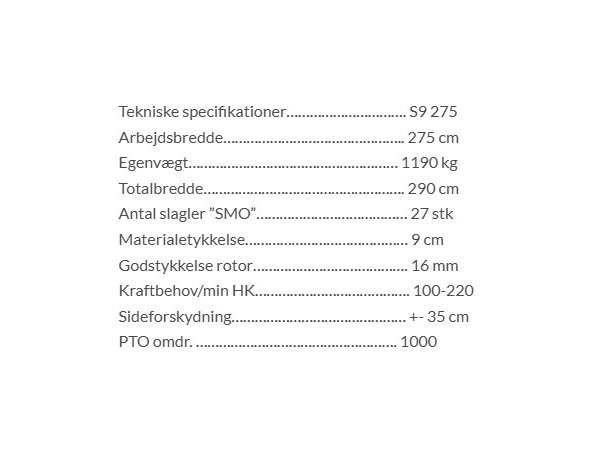 Seppi S9 Dyna slagleklipper