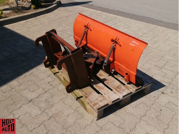 Brugt sneplov 125 cm.