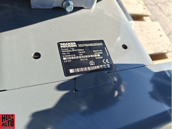 Ny Wacker Neuson BPS 1550 pladevibrator