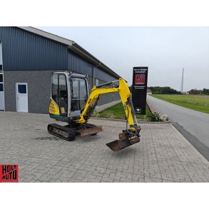 Brugt Wacker Neuson ET18 minigraver med Tiltman og 2 skovle