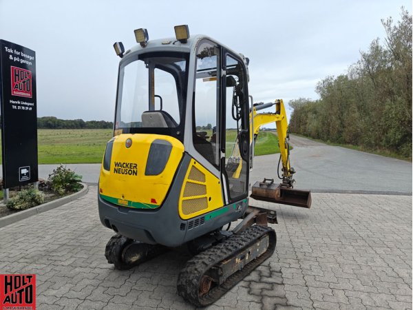 Brugt Wacker Neuson ET18 minigraver med Tiltman og 2 skovle