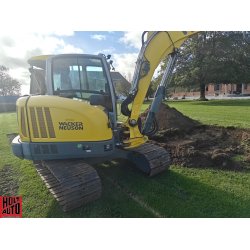 Brugt Wacker Neuson ET65 gravemaskine med Rototilt R2 