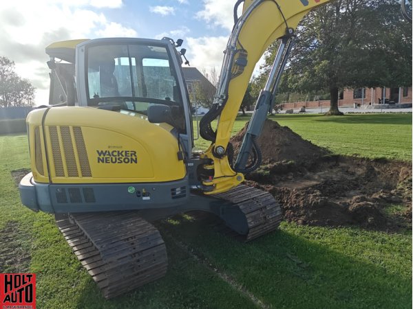 Brugt Wacker Neuson ET65 gravemaskine med Rototilt R2 