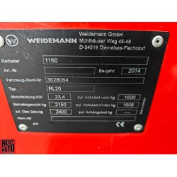 Brugt Weidemann 1160 Plus CX35 minilsser