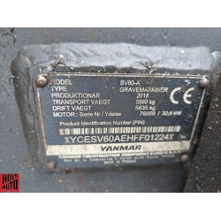 Brugt Yanmar SV60 gravemaskine