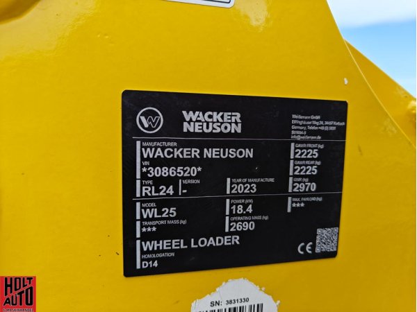 Brugt Wacker Neuson WL25 minilsser
