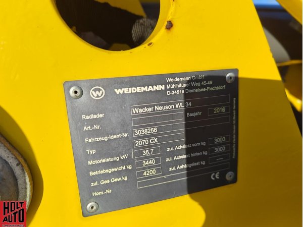Brugt Weidemann 2070 CX 50 minilsser