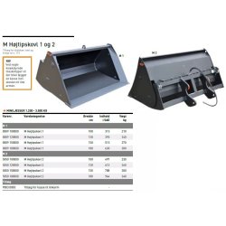 JST M 1 og 2 H�jtipskovl