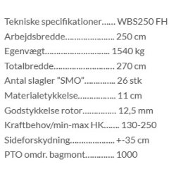 Seppi WBS FH slagleklipper