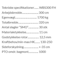 Seppi WBS FH slagleklipper
