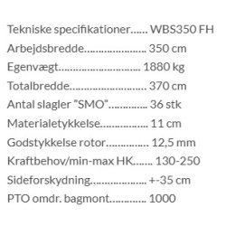 Seppi WBS FH slagleklipper