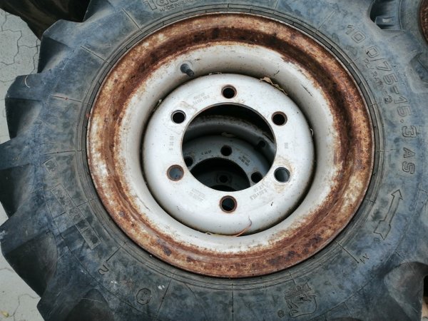 Brugt Komplet st Hjul 10,0/75x15,3