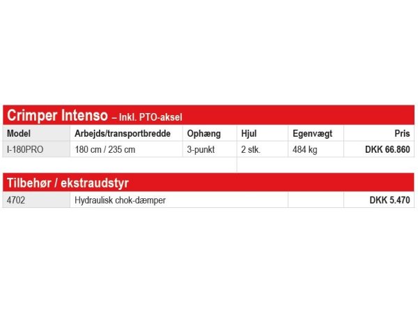 Fransgrd Crimper Intenso I-180PRO