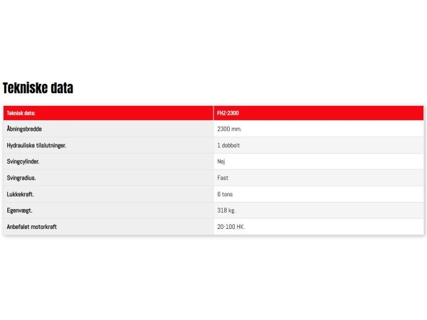 Fransgrd FHZ-2300 skovtang
