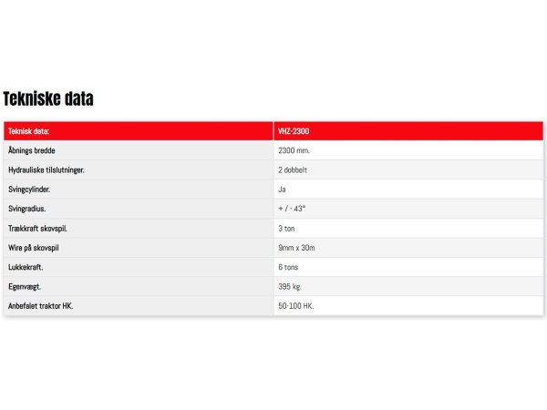Fransgrd VHZ-2300 skovtang
