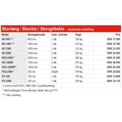 Fransgrd VHZ-2300 skovtang