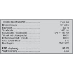 Moderntech Sorterskovle PGS 800