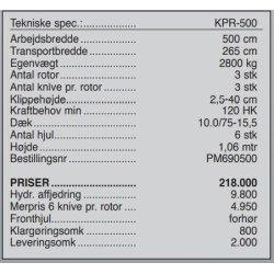 Pronar rotorklipper kpr-500 brakslmaskine