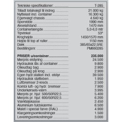 Pronar Kroghejsvogn T-285