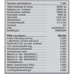 Pronar Kroghejsvogn T-386