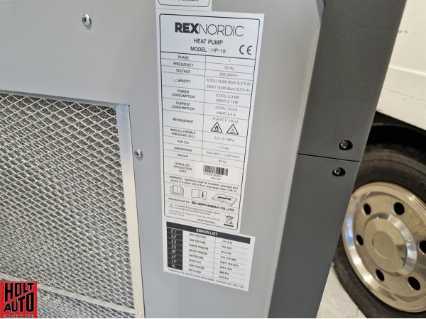 RexNordic HP-19 4-i-1 varmepumpe 