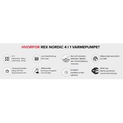 RexNordic HP-19 4-i-1 varmepumpe 