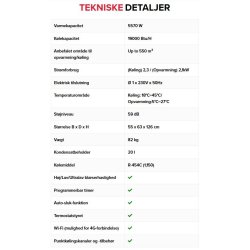 RexNordic HP-19 4-i-1 varmepumpe 
