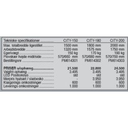 Samasz City 150-200 cm.