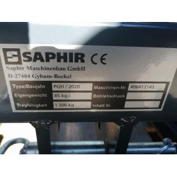 Saphir Pallegafler 1500 kg  