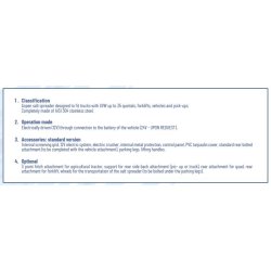 Snow Service Aspen saltspreder