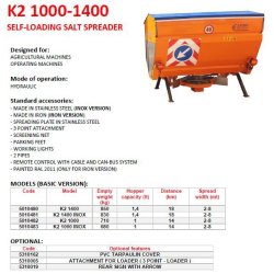 Snow Service K2 saltspreder