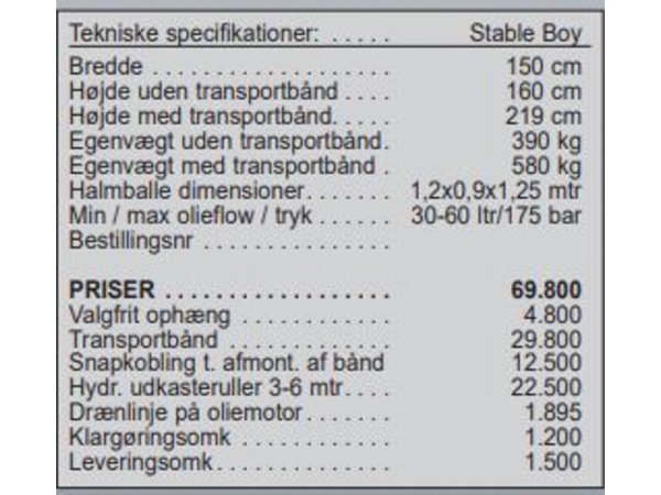 VDMJ Stable Boy strmaskine