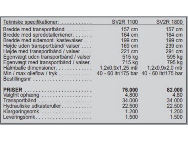VDMJ SV2R strmaskine