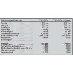 VDMJ TSB-260V strmaskine
