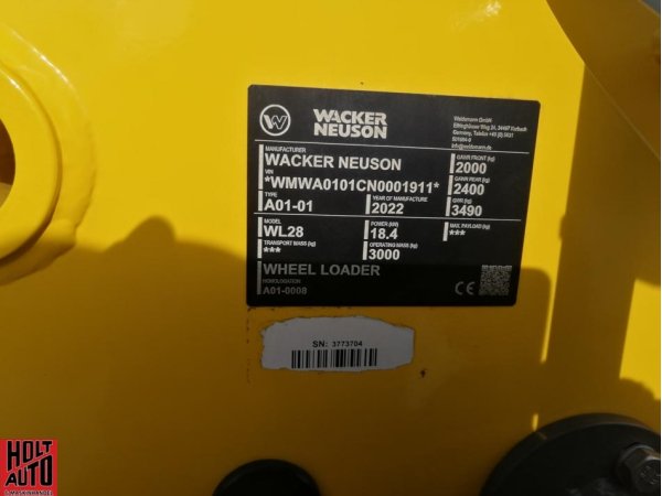 Demo Wacker Neuson WL28 minilsser 