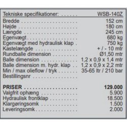 VDMJ WSB-140Z strmaskine