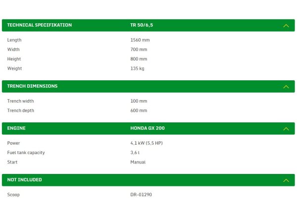 Laski TR 50/6,5 (60 cm)