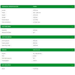 Laski P 50 RX m. dozer