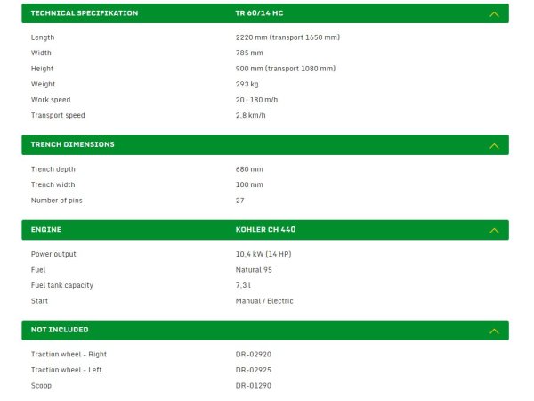 Laski TR 60/14 HC (60 cm)
