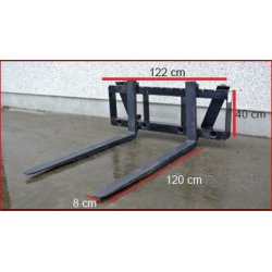 Metal-Technik Pallegafler, 2000 kg.